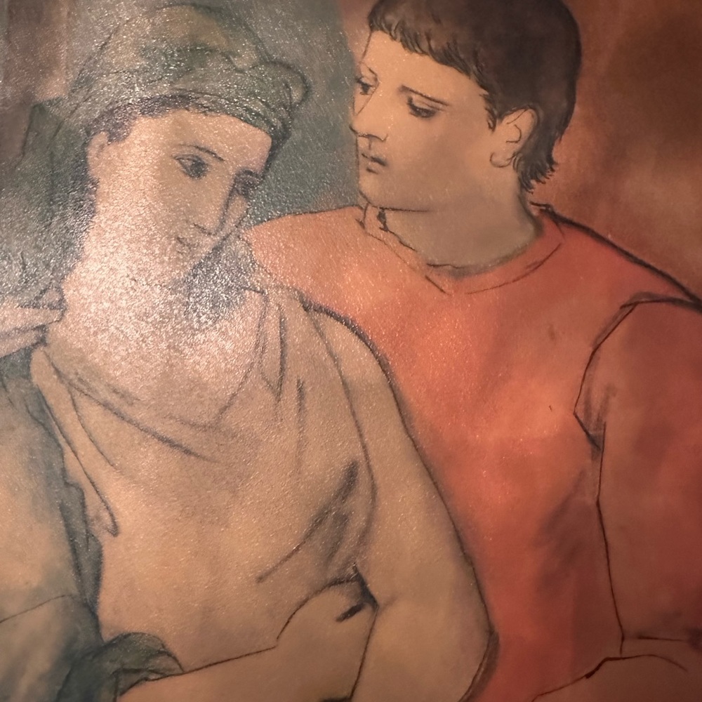 The Lovers by the Spanish artist Pablo Picasso.